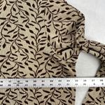 Cathy Daniels C.D. Daniels Open Front Cardigan Leaf Print Knit Sweater Jacket 1X Photo 1