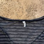 Eco Swim Tunic Cover Up XS Black Grey Stripe Photo 2