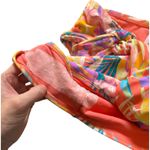 Floral print bikini high waisted bottoms womens medium Purple Photo 1