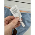 J.Crew NEW Curved Waist Cheeky Bikini Bottoms Blue Small Resortwear Preppy Beach Photo 5