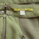 Gianni Bini  Olive Green Collar Band Sleeveless V-Neck Blouse ~ Women's SMALL Photo 4