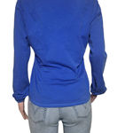 Pulp women's crew neck royal blue henley long sleeve top M Size M Photo 2