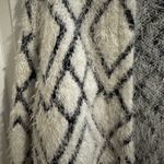 August Silk  Diamond Eyelash Open Cardigan Bolero White Black Size M Photo 1