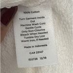 Talbots  Quarter Zip Pullover White Womens Plus 1X Stretch Terry Knit Cotton Photo 3