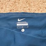 Nike  Dri Fit Training Cropped Legging Blue White Tie Dye EUC Size Large Photo 3