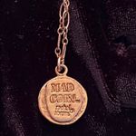 Vintage Rachel Abroms Mad Coin cherry necklace with crystal EVC Gold Photo 4