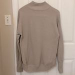 Anrabess  Textured Quarter Zip Pullover with Thumb Holes Photo 11