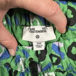 Diane Von Furstenberg  x Target Pants Womens XXS Green Blue Abstract Cargo Jogger Photo 5