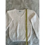 Alyssa Brooke cozy textured knit sweater‎ with V Photo 10