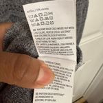 American Eagle  Knit Long Sleeve Fit Flare Sweater Dress Size Small Grey Photo 6