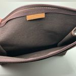 Mario Valentino A Very Rare HTF  Vintage Zip Leather Cosmetic Travel Bag Pouch Photo 2