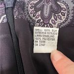 Talbots  Size 16 100% Silk Purple Paisley Midi Skirt‎ Fully Lined cottagecore Photo 5