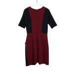 Signature Robbie Bee Dress Maroon & Navy A Photo 3