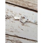 Shades of Green Glass Heart Charm Bracelet With Sterling Silver Chain Photo 4