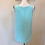 cupio  blue sleeveless high low top Photo 2