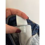 Old Navy  O.G. Straight Jeans Womens Size 2 High Rise Distressed Dark Wash Blue Photo 4