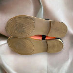 Maurice's  Black Crochet‎ Thong Sandals with Zipper Closure Photo 5