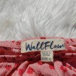 Wall Flower  Pink Floral Flower Romper Long Sleeve New NWT Size Medium M Crochet Photo 2