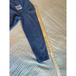 Bobbie & Brooks Bobbie Brooks Womens Shirt Jacket Sz Large Blue Denim Button Up Floral Patchwork Photo 6