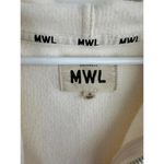 Madewell Ribbed Cocoon Hoodie Sweatshirt Antique Cream Size Small Photo 7