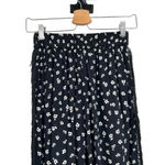 & Other Stories & Other Stories Pants High Waisted Fringe Pull-On Floral‎ Print Black Size US 2 Photo 3