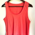Loft Ann Taylor Pink Coral Cotton Flowy Lace Trim Summer Tank Top Medium Photo 1