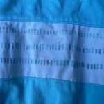 Jantzen Vintage 90s pastel blue tropical fish ringer polo shirt Photo 2