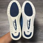 Vintage Sebastino Denim Cat Embroidered Sneakers NEW Blue Size 8 Photo 6