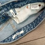 GRLFRND  Cindy Button-Fly Distressed Blue Jean‎ Cut Off Shorts Size 28 Photo 7