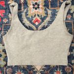 Brandy Melville  cropped light Heather gray tank Photo 0