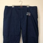 Modcloth NEW NWT Plus Size Richmond Pant Regular Inseam Navy Straight Leg 26 Photo 2