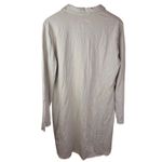 Frank & Eileen Nicole Size LG Popover Henley Cotton Dress Shirt Beige Sand Polo Photo 7