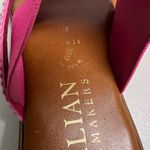 Italian Shoemakers Women's Toe Band Slide Pink Sandals Made In Italy Size 8 Photo 1