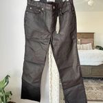 ZARA Coated The Dreed Crop Flare Jeans Photo 1