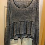 Jack by BB Dakota Casual Blue Long Sleeve Top Photo 0