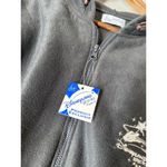 Disney NWT Dineyland Resort Paris Fleece Full Zip Jacket Sz M Embroidered Logo Photo 1