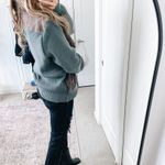 VINTAGE ERIC RHODES Suede Sweater Jacket Gray Size XL Photo 2