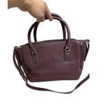 Nine West 15" x 9" x 4" Burgundy Tote Bag With Dual Handles & Adjustable Strap Photo 6