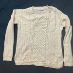 Cream Sweater With Pearl Detail White Photo 0