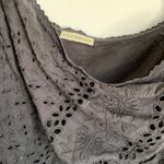 Ulla Johnson Gwyneth Eyelet Embroidered One Shoulder Puff Sleeve Tie Bow Dress Photo 8