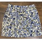 THML Floral Print a line mini skirt size M Tapestry Fabric EUC Photo 3