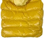 Geospirit Down Puffer Vest Size US 6 NEW Yellow Photo 5