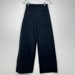 Madewell Superwide-Leg Pants in Black Corduroy Women's Size 23 NWT Contemporary Photo 7