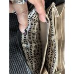 Juicy Couture Black/Tan Monogram Zip Wallet Pockets Card Slots Designer Photo 6
