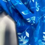 Glyder Blue Floral Print Pull On Stretch Active Leggings Women's Size Small S Photo 5