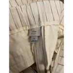 A New Day  Cream Linen Pinstripe Wide Leg Pants‎ Photo 2