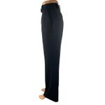 ZARA Women's Black High Waisted Straight Leg Career Trousers Dress Pants Size M Photo 1