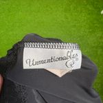 Vintage Unmentionables Women’s Small Black‎ Lace Slip Dress Retro Flowy Black Photo 2