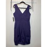 Donna Ricco NWT Dress Purple V-Neck Sleeveless Knee Length Sheath Career Size 12 Photo 1