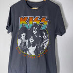 Kiss Rock And Roll All‎ Nite Gray Short Sleeve T Photo 0